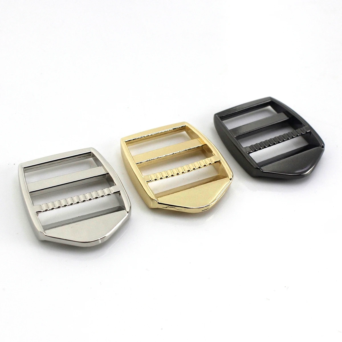 1pcs Metal 2 Bar Buckle for Webbing Backpack Bag Strape Belt Fabric Leather Craft Purse Pet Collar Clasp High Quality