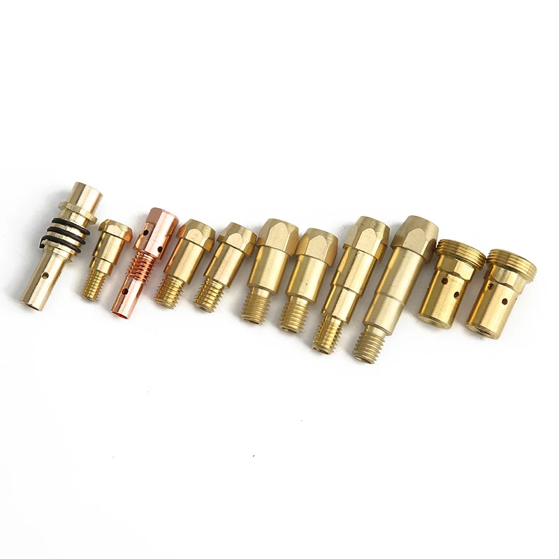 2 Pieces 24KD 36KD Euro Welding Gun Welding Tip Connecting Rod 15AK Welding Nozzle Holder MIG CO2 Welding Torch Accessories