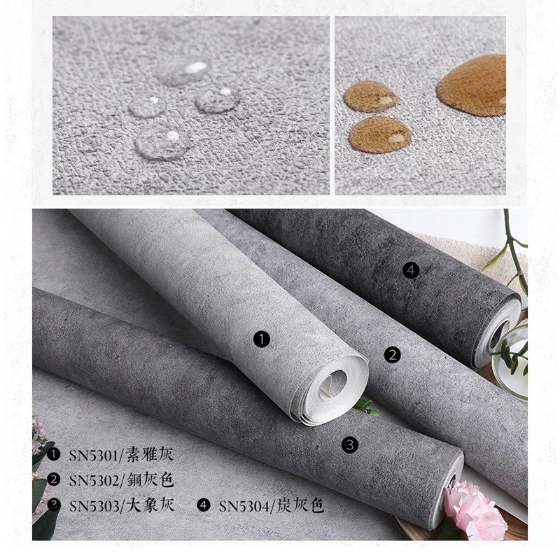 Long Size 3M 5M Cement Texture Industrial Style Photography Backdrop Paper Product Studio Background Matte Paper