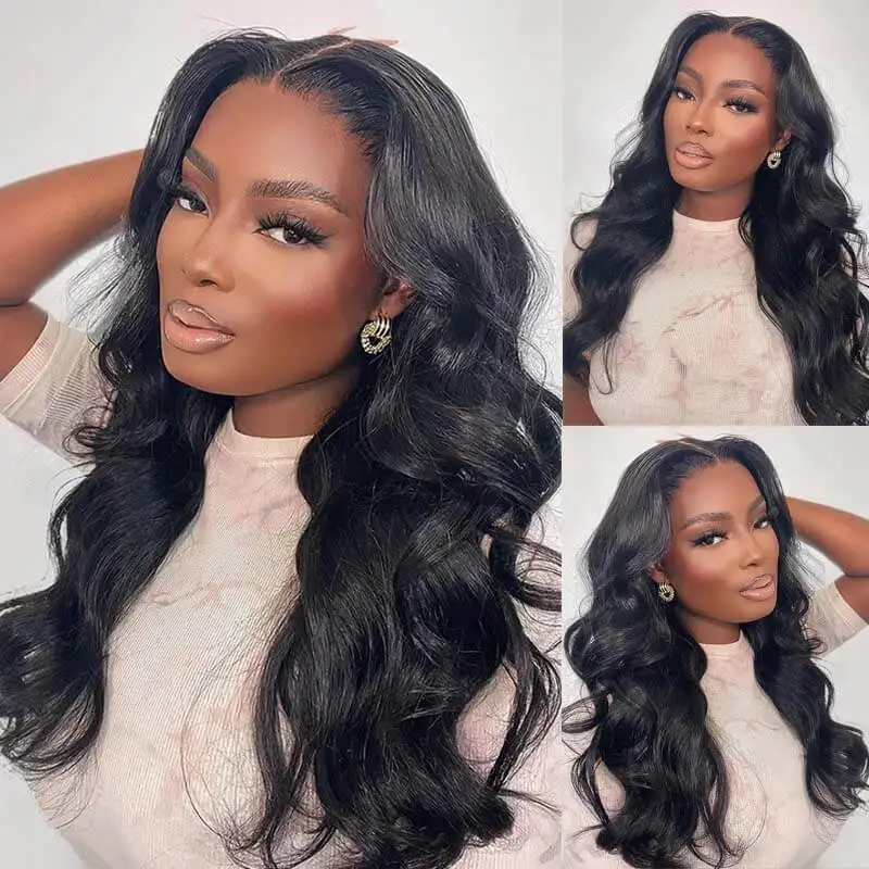 Body Wave Wigs Versatile 9x6 Parting Max Glueless Wigs Salon Quality Human Hair Pre Plucked Pre Cut HD Lace Front Wigs for Women