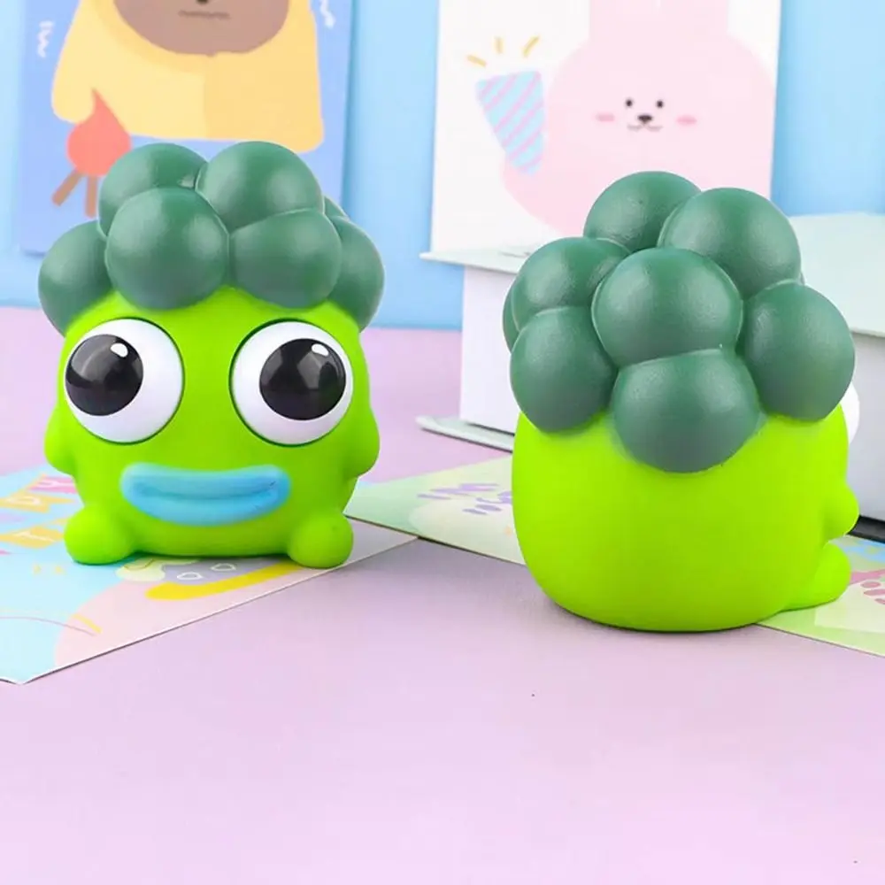 Creative Soft Pop Eye Squeeze Sensory Toys Slow Rebound Cartoon Little Bear Fidget Toys Kawaii Cute Tiger Squeeze Toy Kids