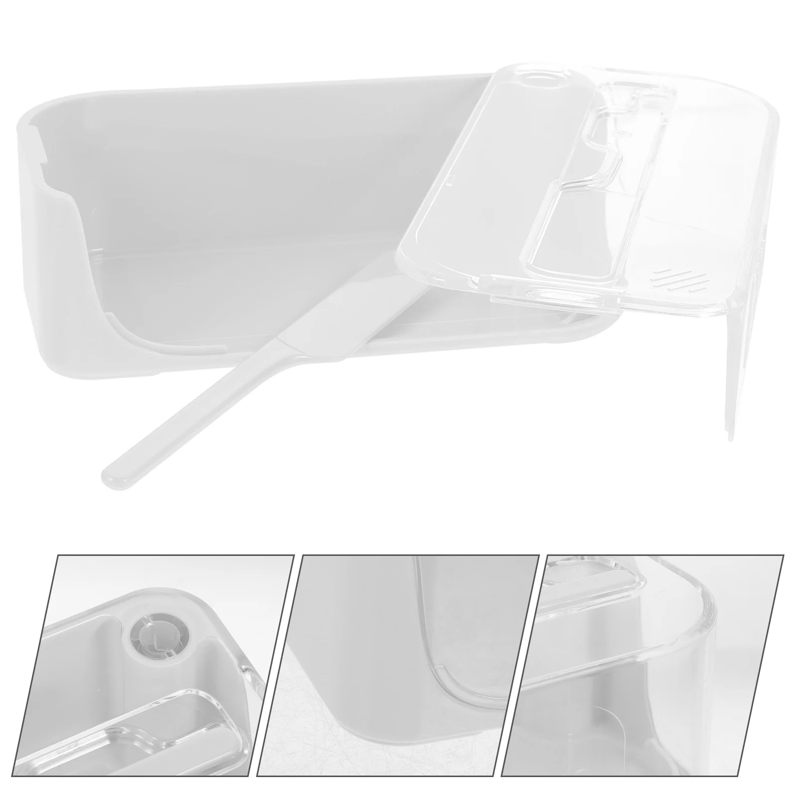 

Large Butter Dish With Lid Reusable Plastic Storage Container Airtight For Cheese Butter Ingredients Clear Organizer