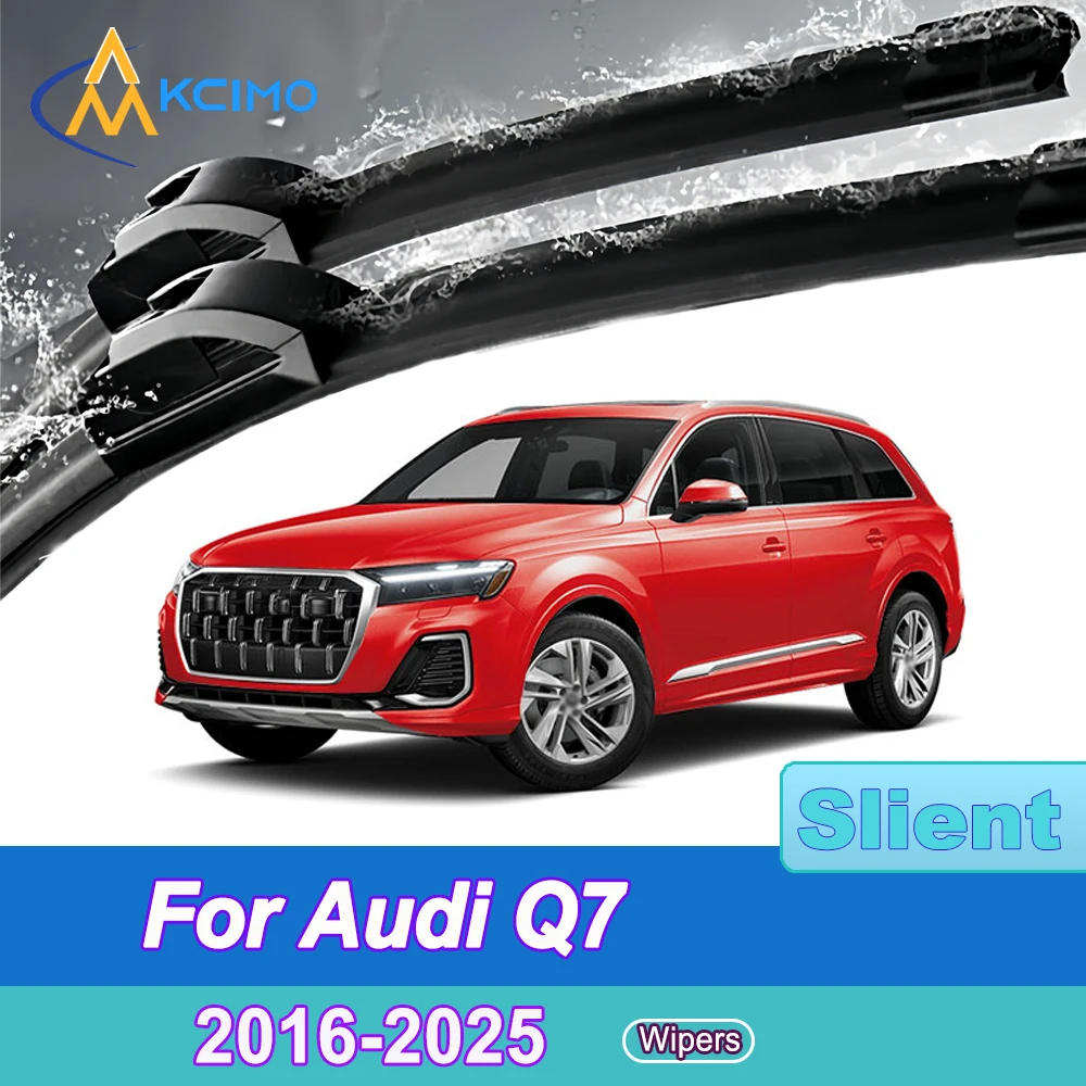 

2pcs Quiet Beam Wiper Blades for Audi Q7 4M 2016-2025 Silent Windshield Wipers with Quick Installation