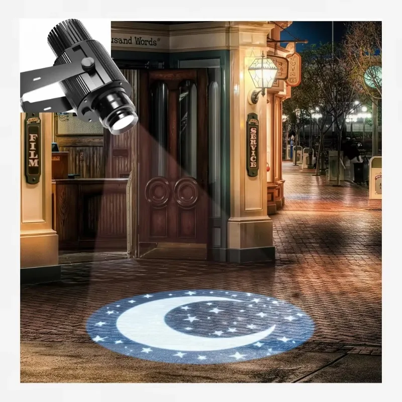 Free design custom logo five-line chess projector advertising light your wall projection light outdoor waterproof IP67