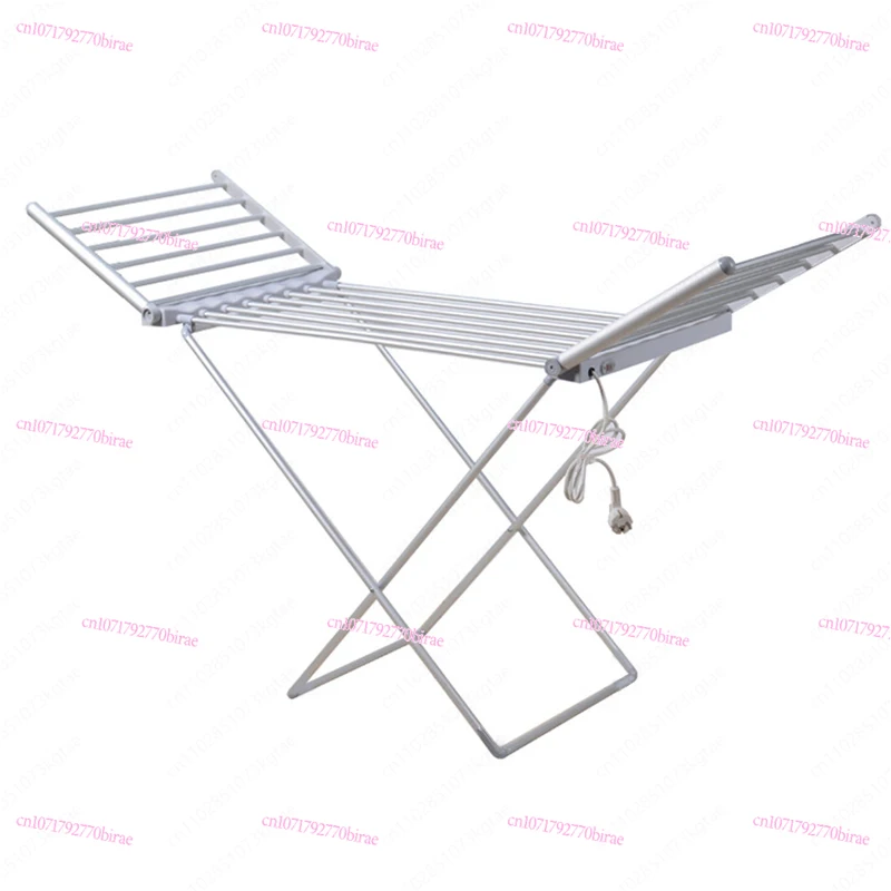

Rainy Season Electric Heating Folding Drying Rack Floor Space Aluminum Constant Temperature Silent Indoor Dormitory
