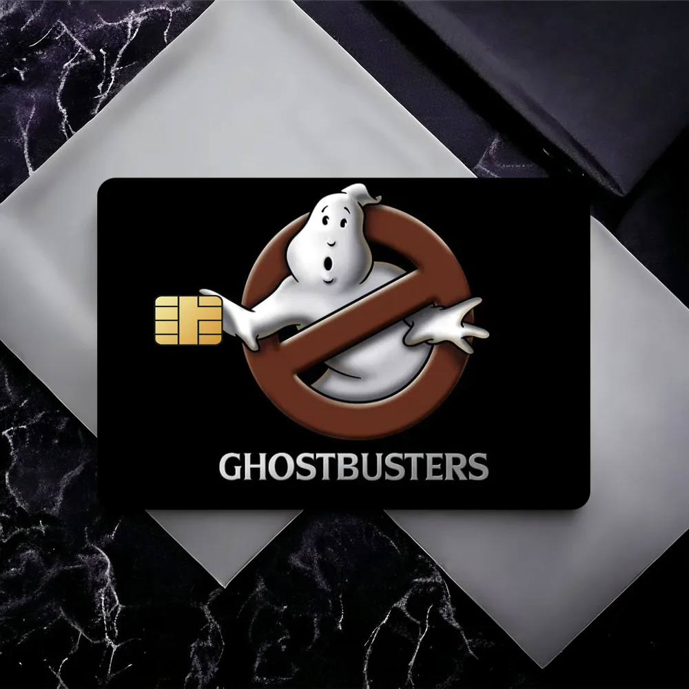 Film E-E-xtreme G-Ghostbusters Bank Credit Cards Bus Pass Stickers Cool Decoration Waterproof 4PCS Card