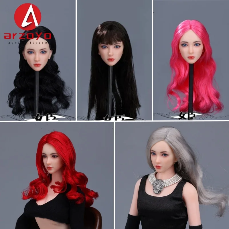 

BOOK MEN TOYS BM003 1/6 Scale Movable Eyes Head Sculpt Fit 12'' Female Soldier Action Figure Body