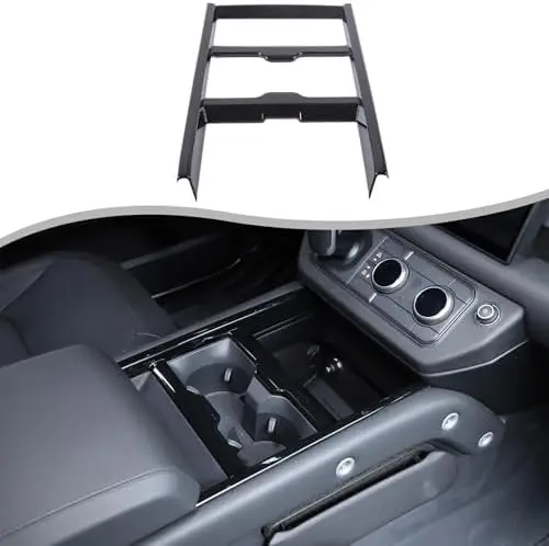

PIUGILH Piano Black Cup Holder Trim for Land Rover Defender 90/110/130 2025-2026