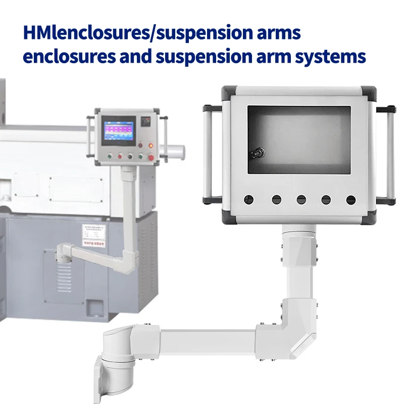 Support Arm Box HMI Aluminum Heavy Duty Support Arm System Box Cantilever Arm Support Control Panel Integration Set 4406-105