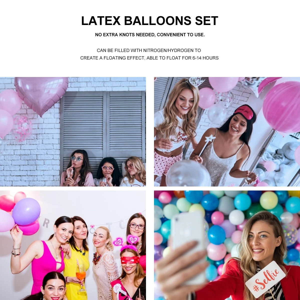 

10 Pcs Latex Balloon Balloons Large Prop Decoration Supplies Emulsion
