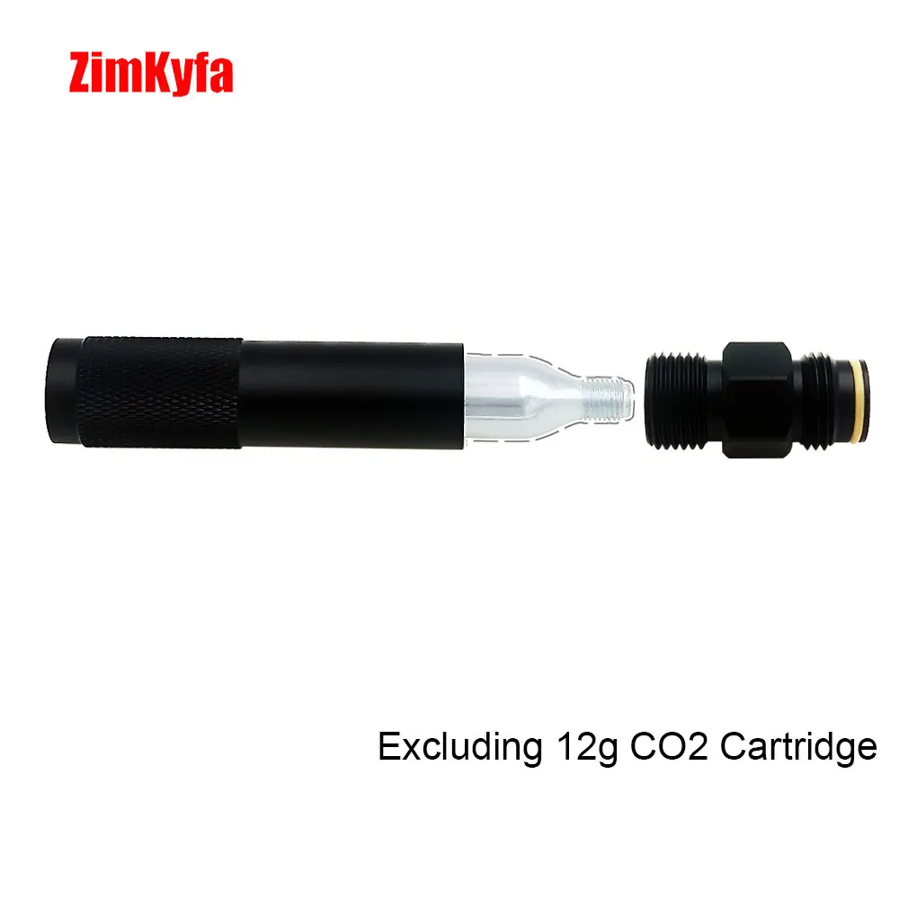 Szybka wymiana 12g Adapter cylindra kapsułkowego z adapterem gwintu G1/2-14 do cylindra