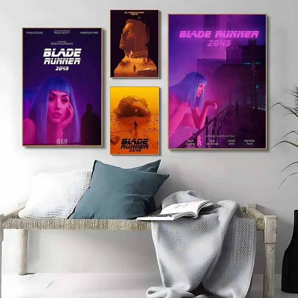 Movie B-Blade R-Runner 2049 Poster Canvas Painting Print For Home Living Room Bedroom Decorative Pictures