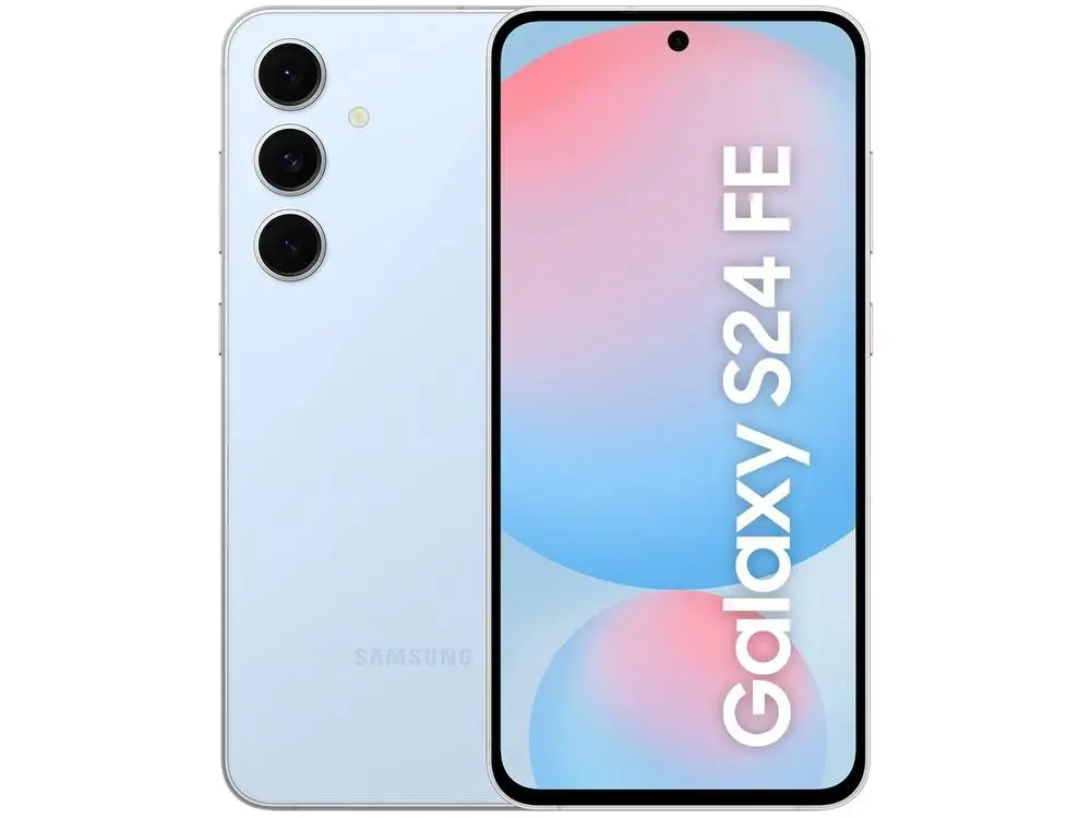 Smartphone Samsung Galaxy S24 FE 128GB Azul 5G 8GB RAM 6,7" Câm. Tripla + Selfie 10MP
