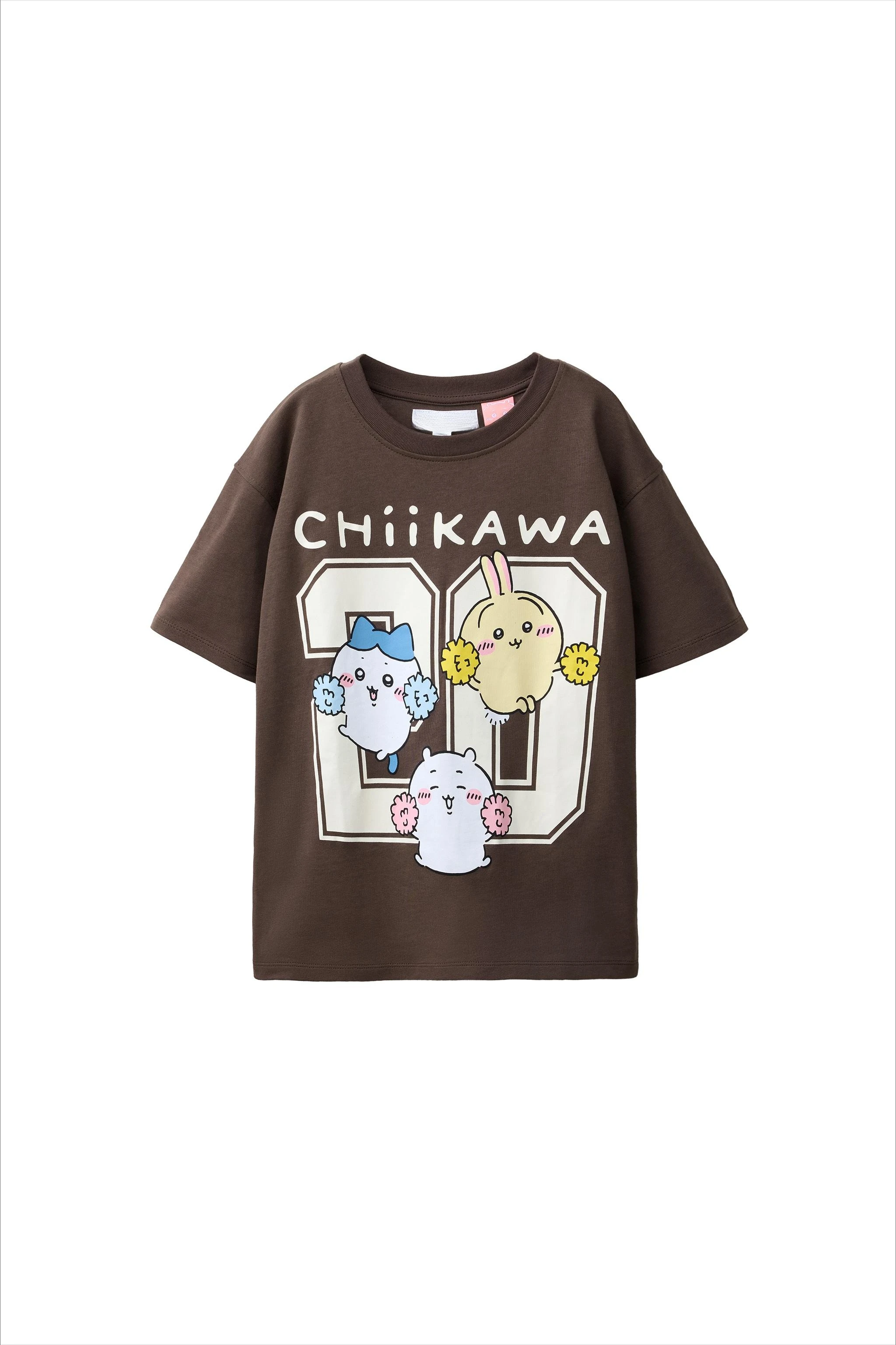 26-27 New Anime To Chiikawa Ji Yi, Hachiwali, Usaqi 3D Printed Baseball Jersey Family Clothing T-shirt  Daily Street Dressing