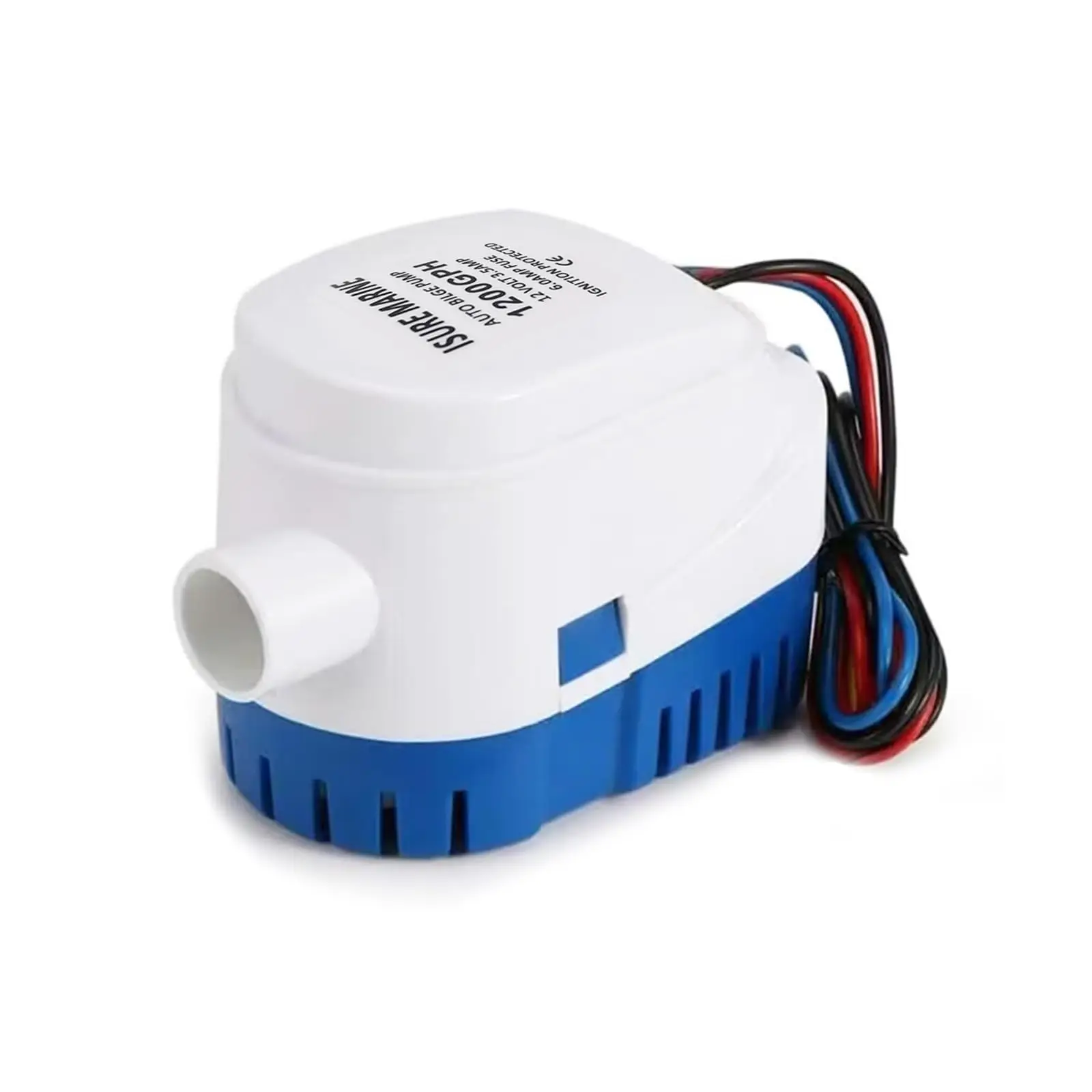 12V/24V Automatic Submersible Boat Bilge Water Pump Latest styles 600/750/1100GPH Built-in Auto Float Switch With Switch