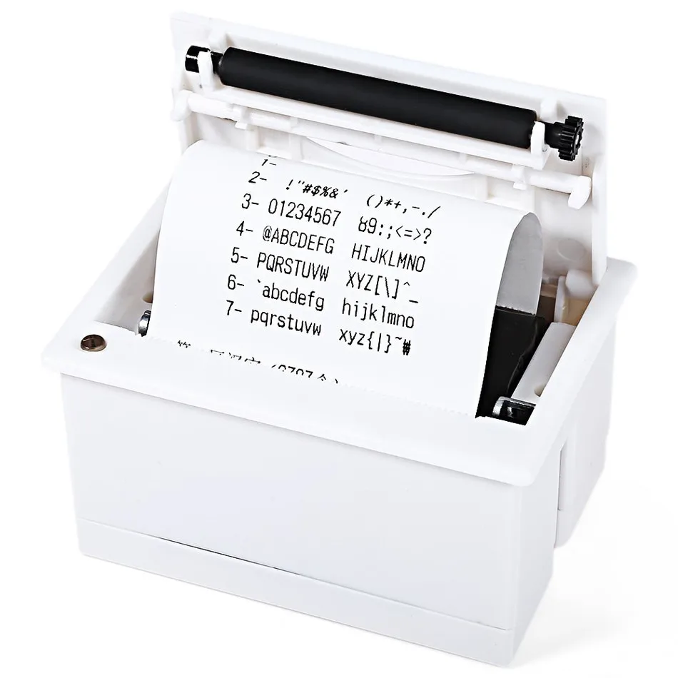 58mm Receipt Thermal Printer 58mm Super Mini Embedded Low Noise Optional USB Port Printer Thermal