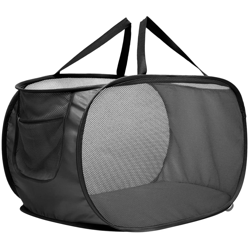Draagbare opvouwbare wasmand Stevig materiaal Vuile kleren organisator voor slaapkamer Dorm wasmand opbergtas
