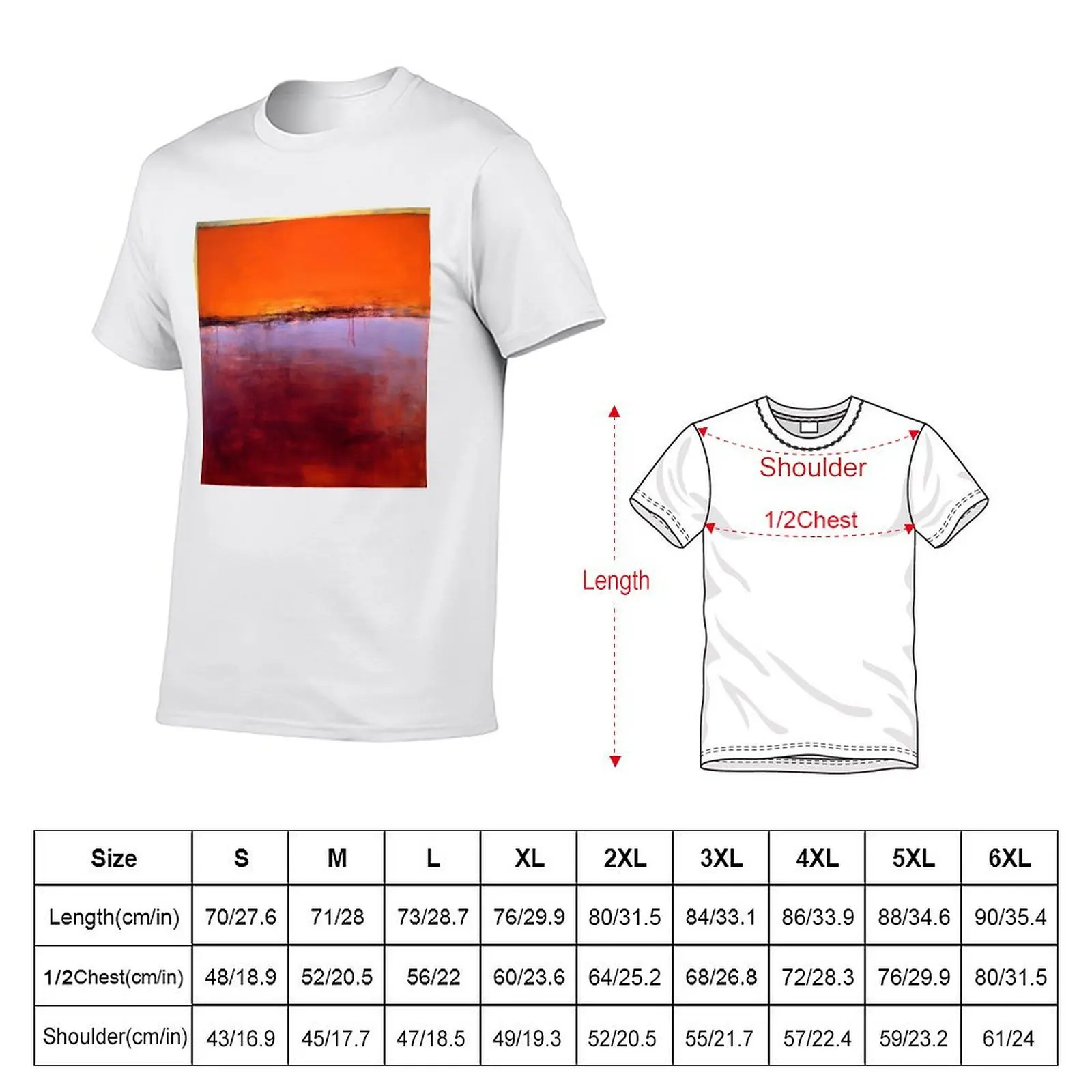 Mark Rothko T-Shirt Plus Size Quick Dry Sports Tee