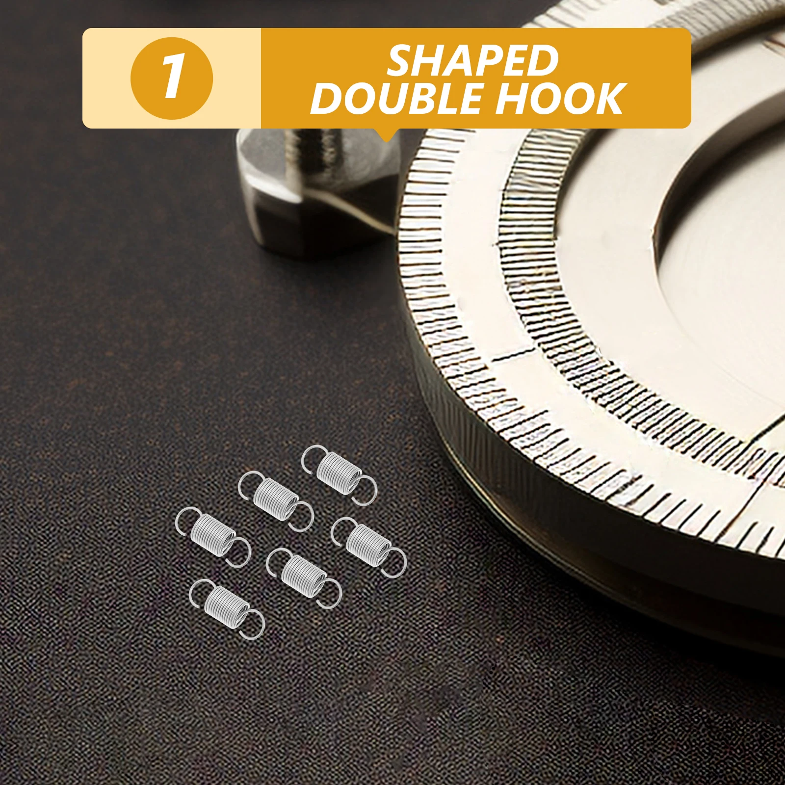 

20 Pcs Stainless Steel Springs Heavy Duty Double Hook Extension Ideal for Home Industrial Automotive High Elasticity Precision