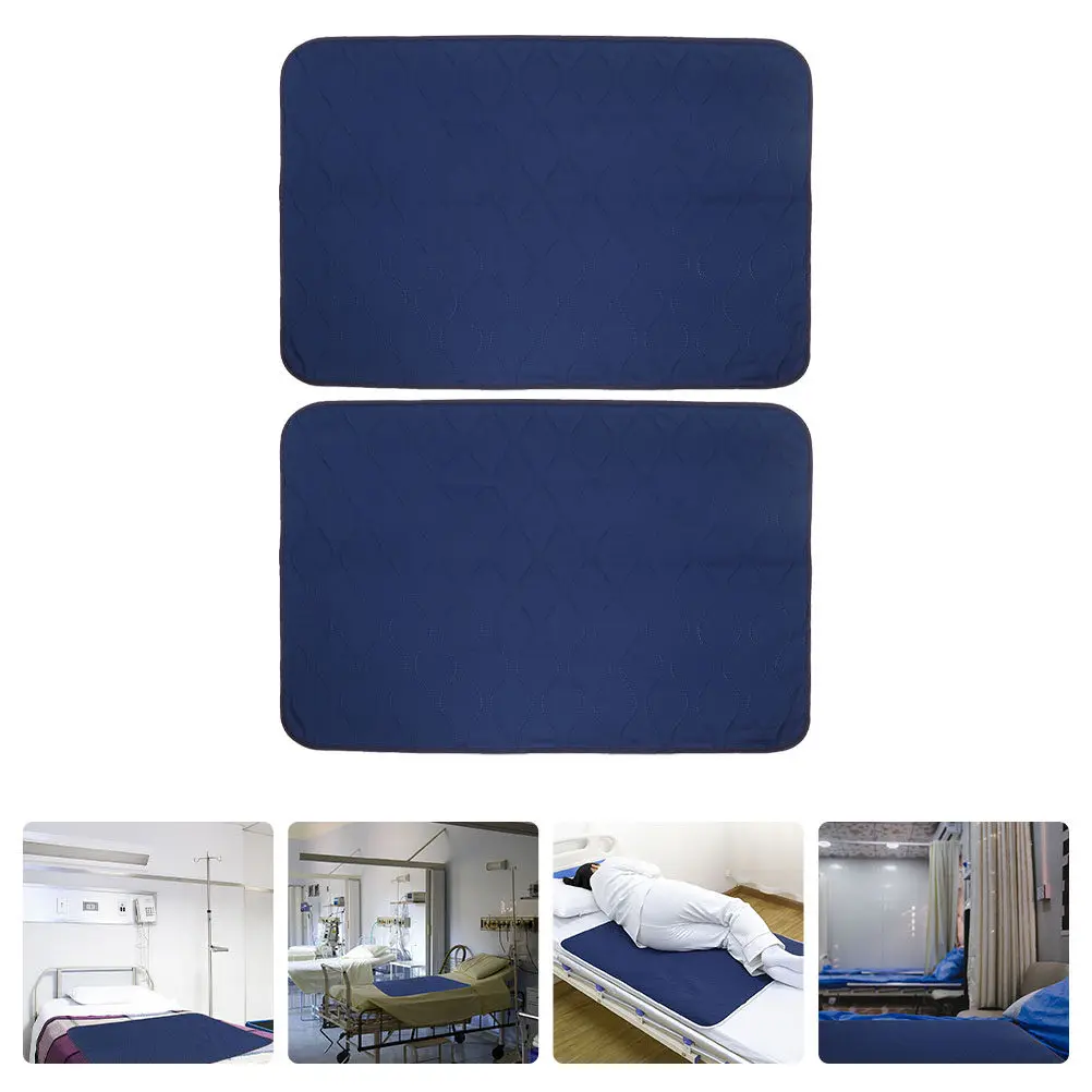

2Pcs Reusable Washable Diaper Pad for Adult Incontinence Night Use High Absorption Elderly Urinary Cushion Comfortable Fast