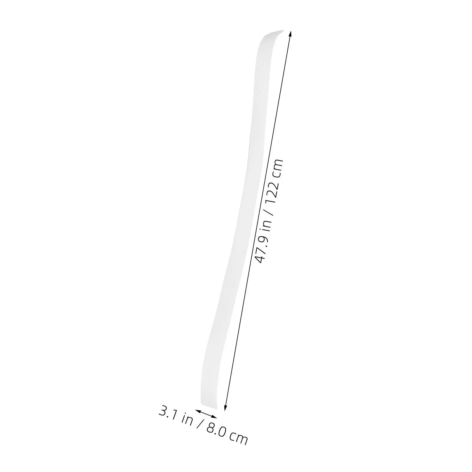 Imagen 4: Lámina Difusora de Luz LED Flexible de Acrílico Esmerilado de 48x3.14 Pulgadas para Tiras de Luces, Iluminación Uniforme, Diseño Flexible