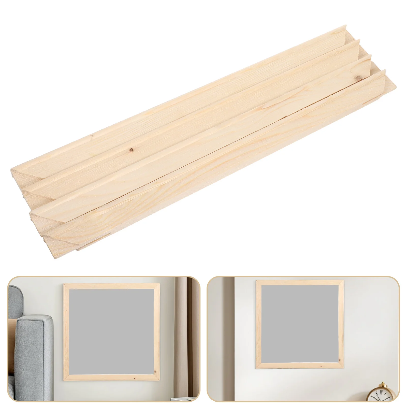 

40x40cm DIY Wood Canvas Frame Kit for Oil Paintings Posters Digital Artworks Versatile Application Painting Frames for Canvas