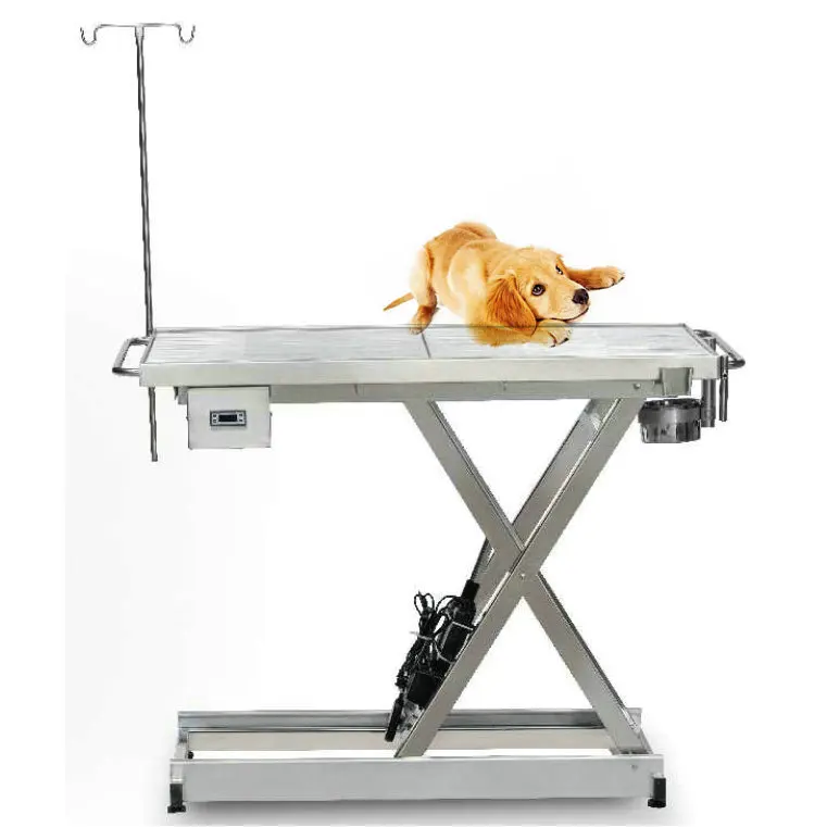 Veterinary theatre bed surgical operation electric height adjustable lifting table for vet