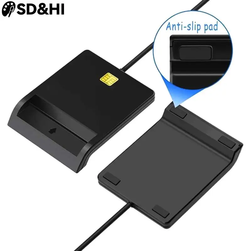 USB Smart Card Reader Micro SD/TF Memory ID Bank Electronic DNIE Dni Citizen Sim Cloner Connector Adapter Id Card Reader