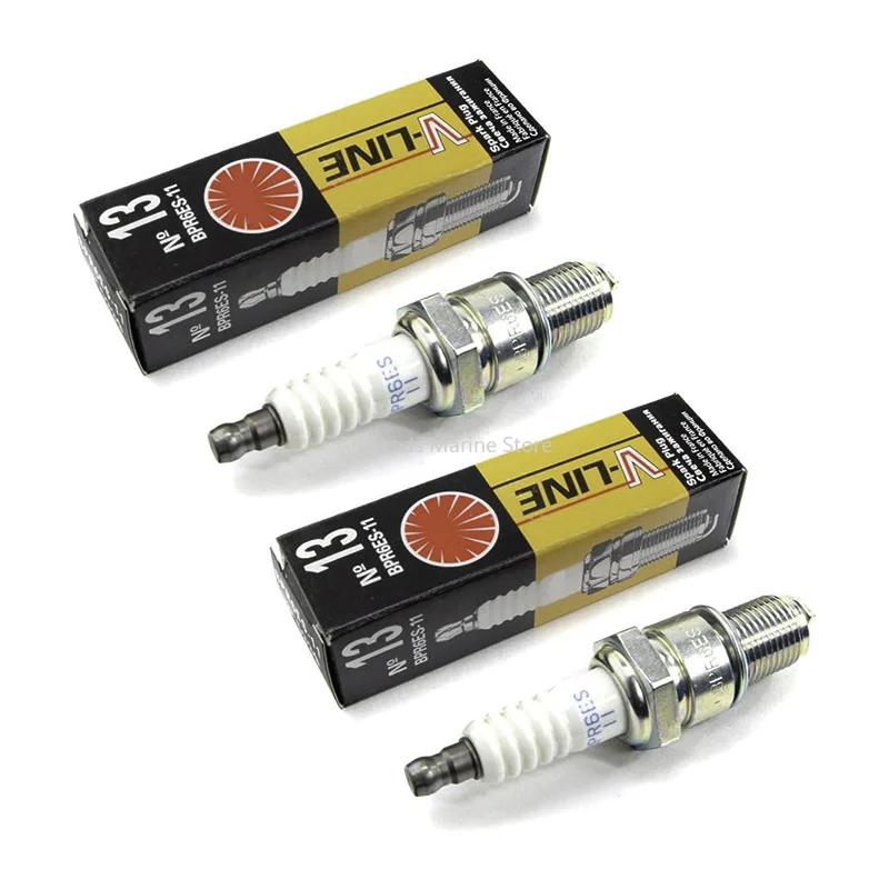 Car Engine Spark Plug V-Line BPR6ES-11 5339 Nickel Alloy Candles Bujias Bougies