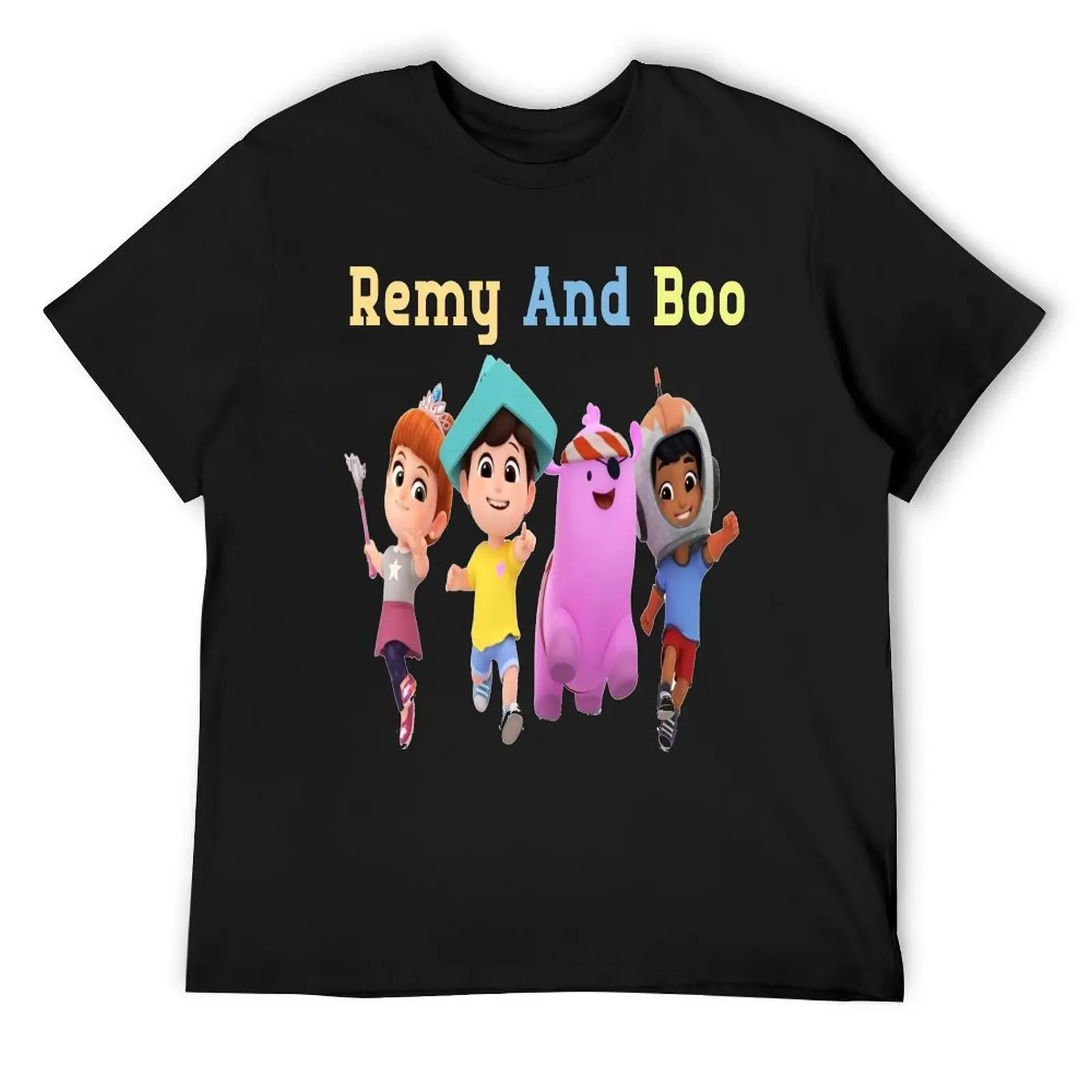 

remy and boo gift for fans remy and boo cartoon T-Shirt funny gifts quick-drying big and tall t shirts for men