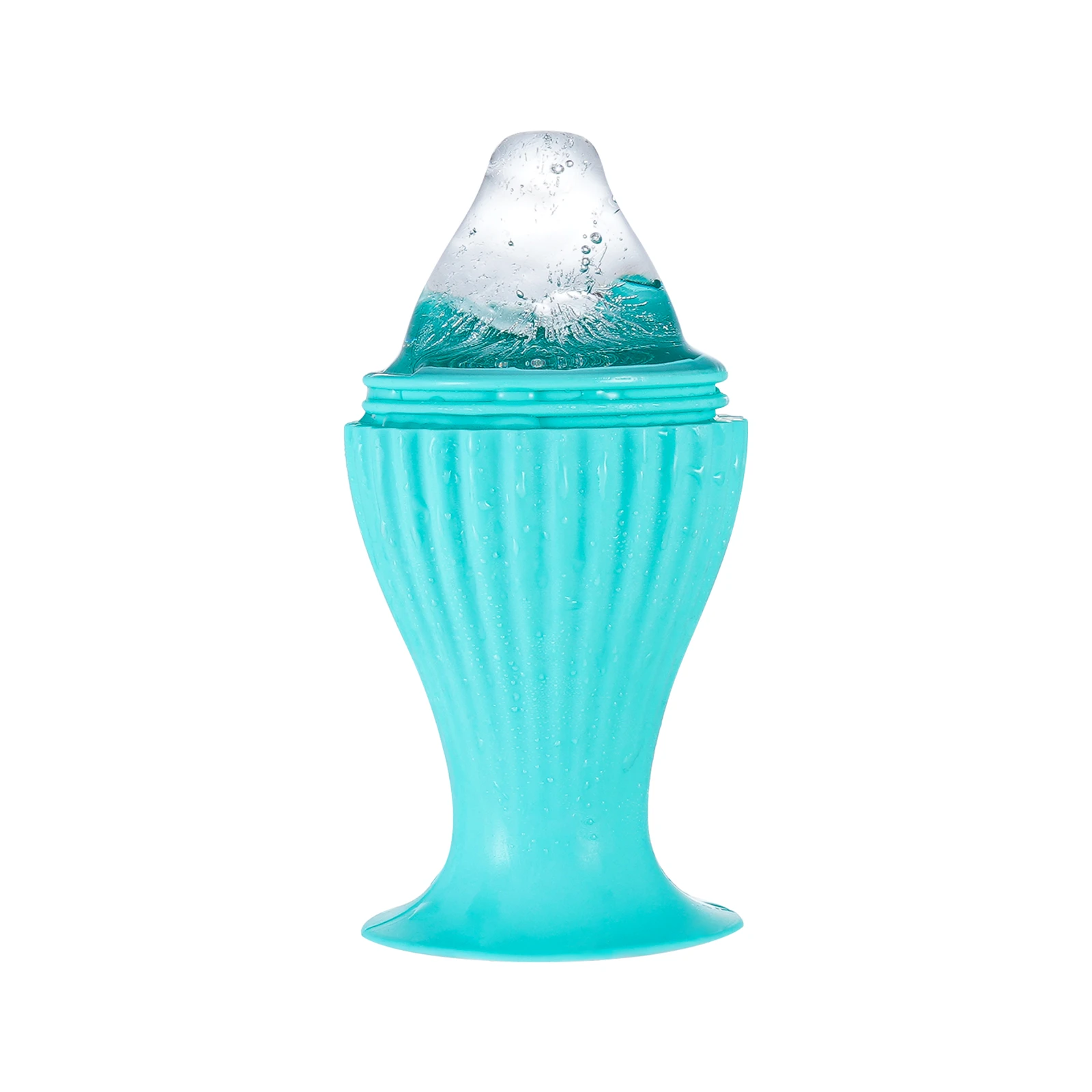 Rouleau de glace en silicone pour le visage, tasse de massage, cube de glace, globe de glace, IkFor, visage, yeux, cou, outil de beauté facial réutilisable