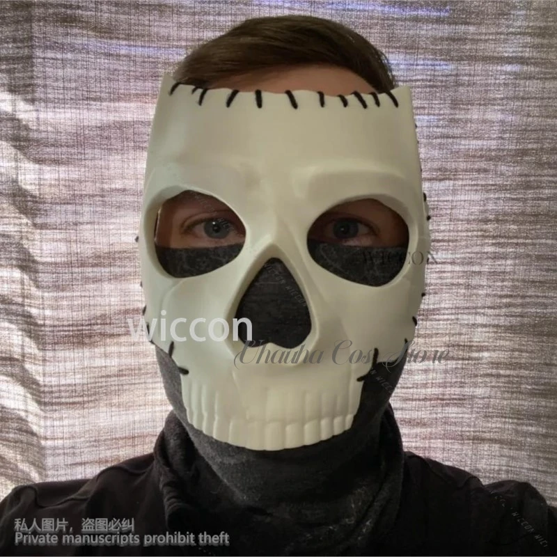 Furry Jirai Kei Cos Call Of Game Dutyy Costume 3D Polylactic Acid Skull Ghost Mask Horror Halloween Christmas Party 코스프레