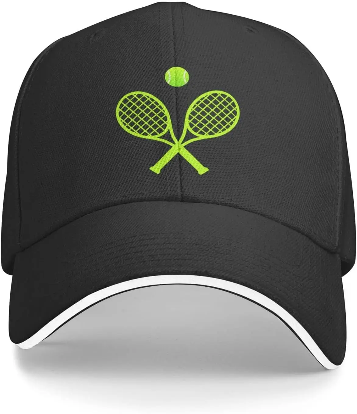 bone-de-beisebol-unissex-love-tennis-ajustavel-raquete-de-tenis-bola-chapeu-de-beisebol-para-homens-e-mulheres