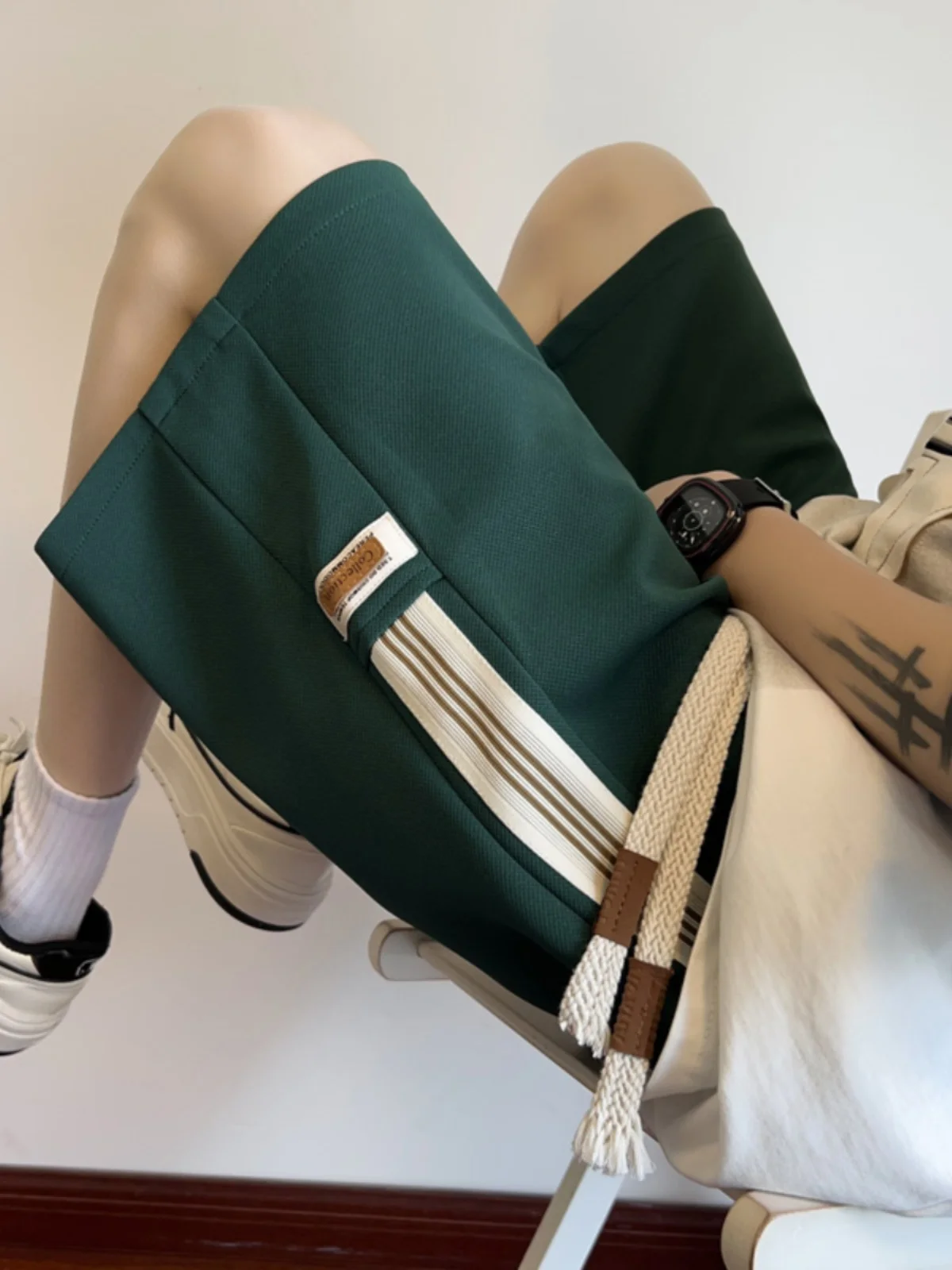 

High School Boys Summer Loose Fit Baskeall Sport orts Five Inches Youthful Cool Haome Casual Pants Straight Leg Cool S...