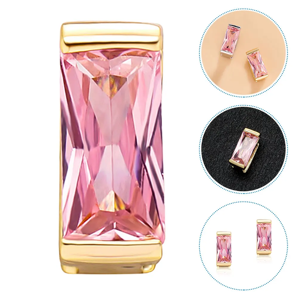 

Bling Large Zircon Teeth Grill Rhinestone Decorative Metal Grills For Rappers Hip Hop Braces Shiny Copper Mouth Jewellery Single