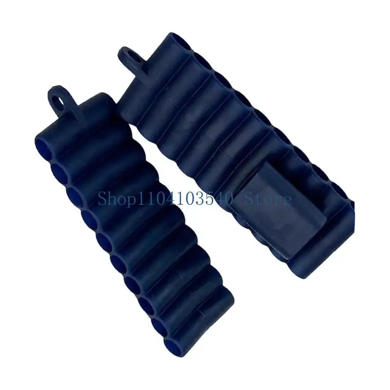 02DC Soft Screwdriver Bit Organization 1/4Inch Hex 22 Holes Rubber Organization for Drill Bit Screwdriver Head Power Tool