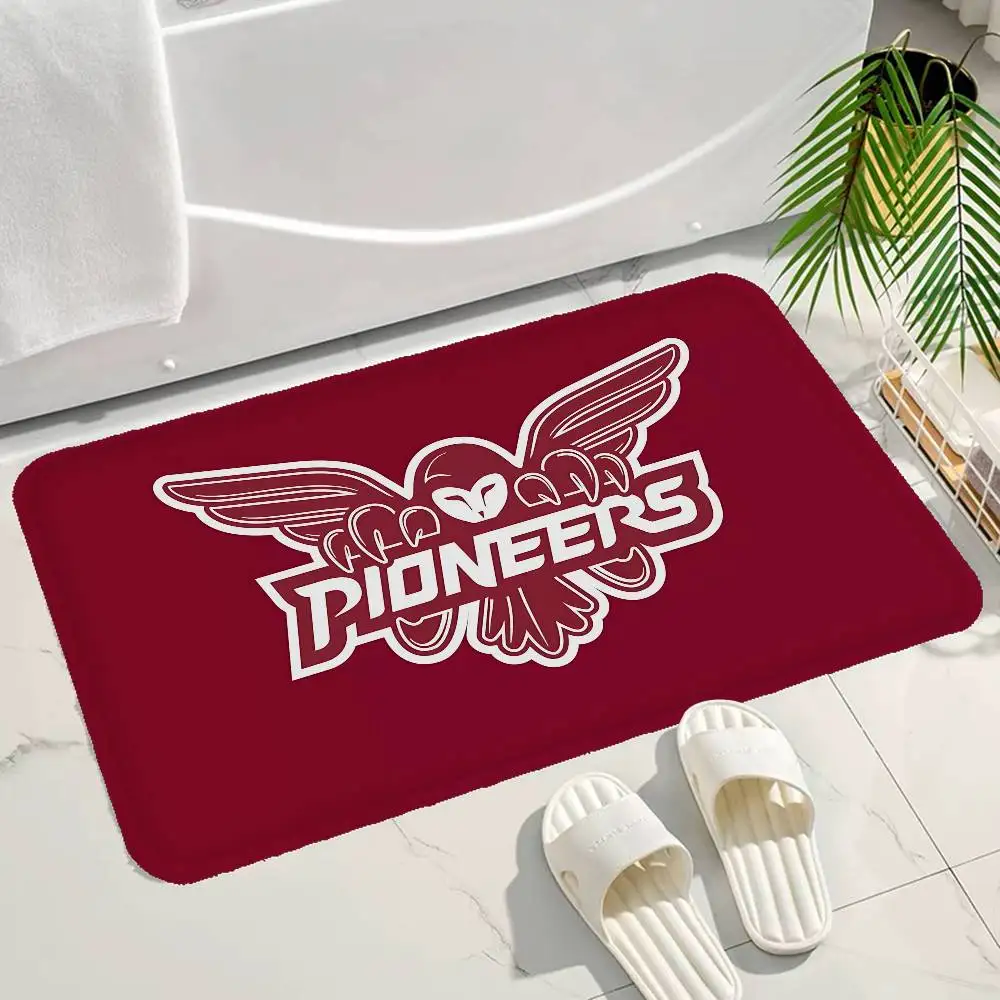 Audio brand P-Pioneer logo Music Kitchen Mat Kids Room Bedroom Decoration Balcony Anti-Slip Doormat Living Room Alfombra