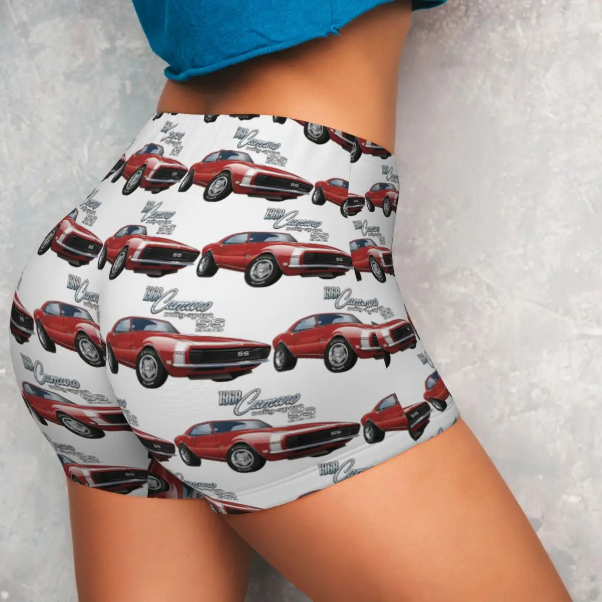 مخصص 1968 كامارو RS 327 الأحمر اليوغا السراويل النساء الصالة الرياضية تجريب الجري الرياضية الكرة الطائرة السائق السراويل
