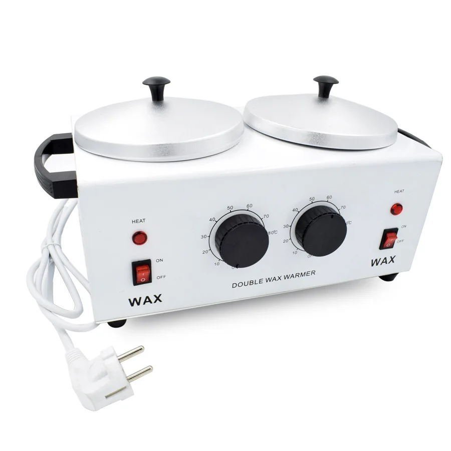 

Double Wax Heater Melting Machine Electric Wax Warmer Hands Feet Paraffin Wax Depilatory Salon Beauty Tool