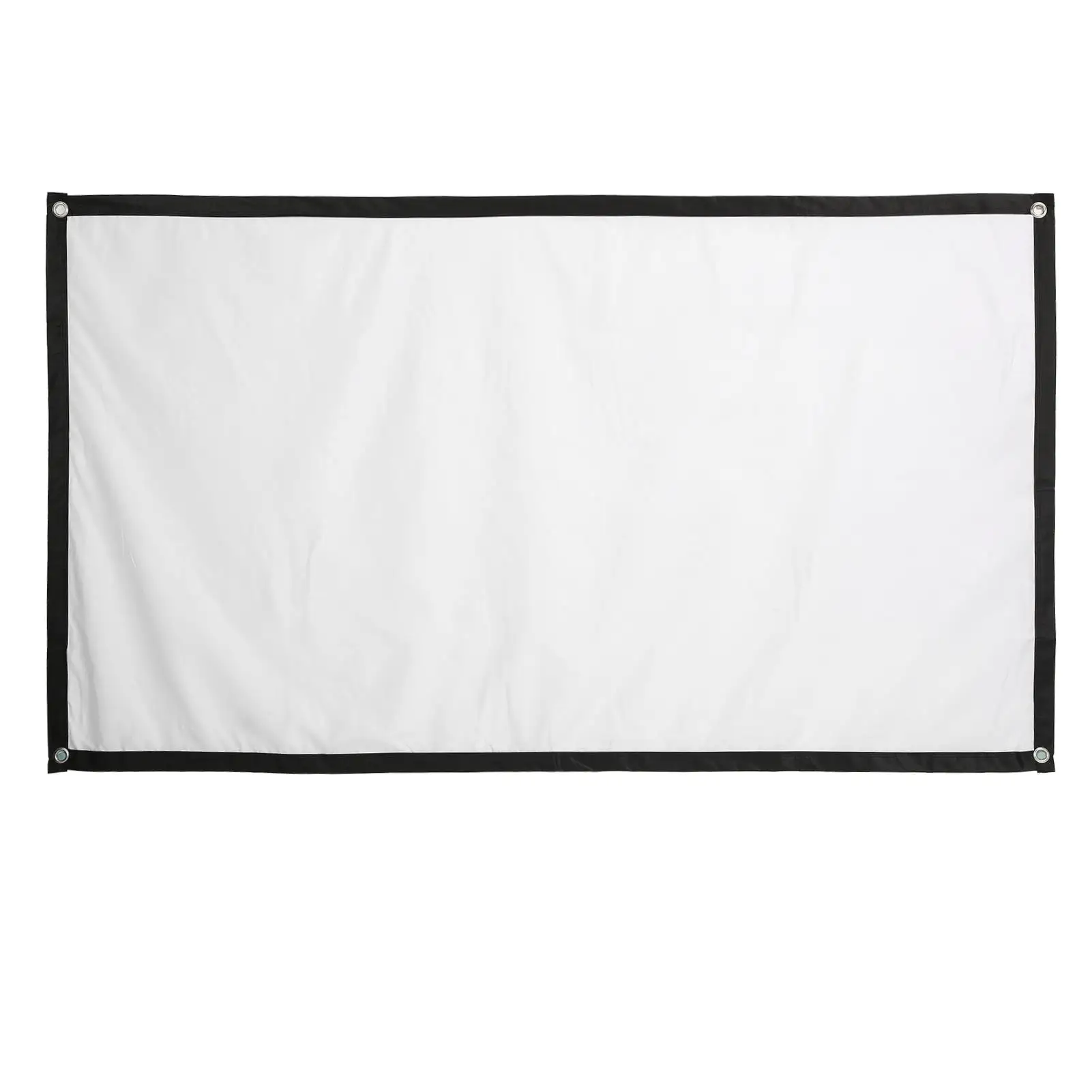 84 16:9 HD Projector Screen - for indoor /Outdoor Movie & Office Presentation Screen with Hooks