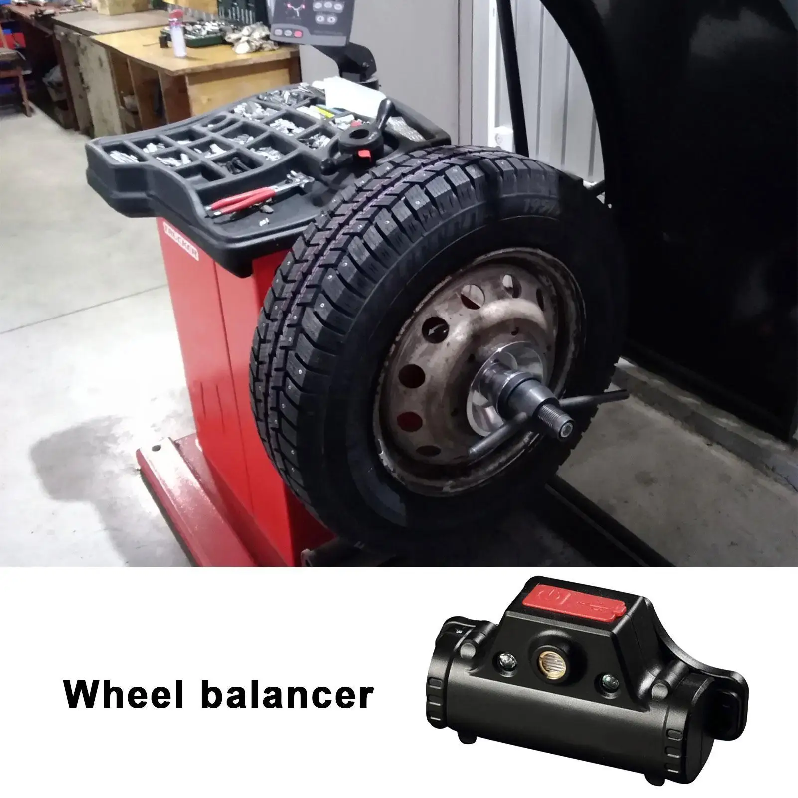 Car Wheel Balancer Laser Positioning Infrared Spot Finder Light USB Rechargeable 2 LED Lights Tire Balance Tool for Auto Repair