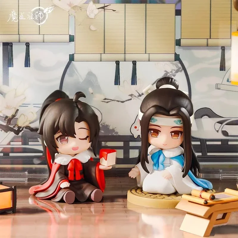 

Grandmaster of Demonic Cultivation series Mo Dao Zu Shi Wei Wuxian and Lan Wangji mdzs anime character model ornaments Q version