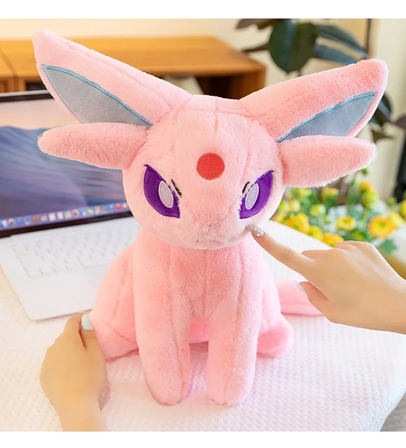 70cm Pokemon jouets en peluche grand Anime Eevee peluche poupée oreiller dessin animé géant Pokémon Eifie peluche peluche poupée enfant cadeau d'anniversaire