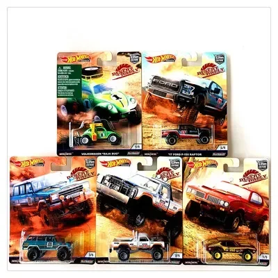 Broken Box Hot Wheels Premium Car Culture Diecast 1/64 Vehicles Mountain Drifters Deutschland Design Desert Rally Toys for Boys