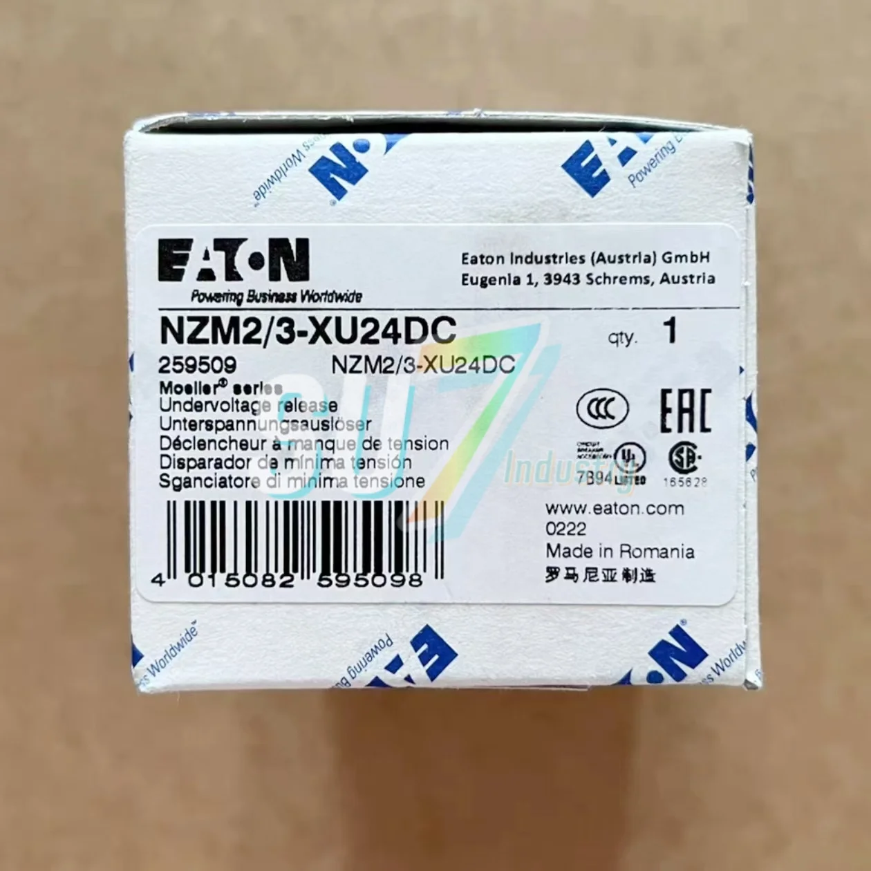 Interruttore automatico NZM3-XTVD NZM2/3-XU24DC Nuovo originale