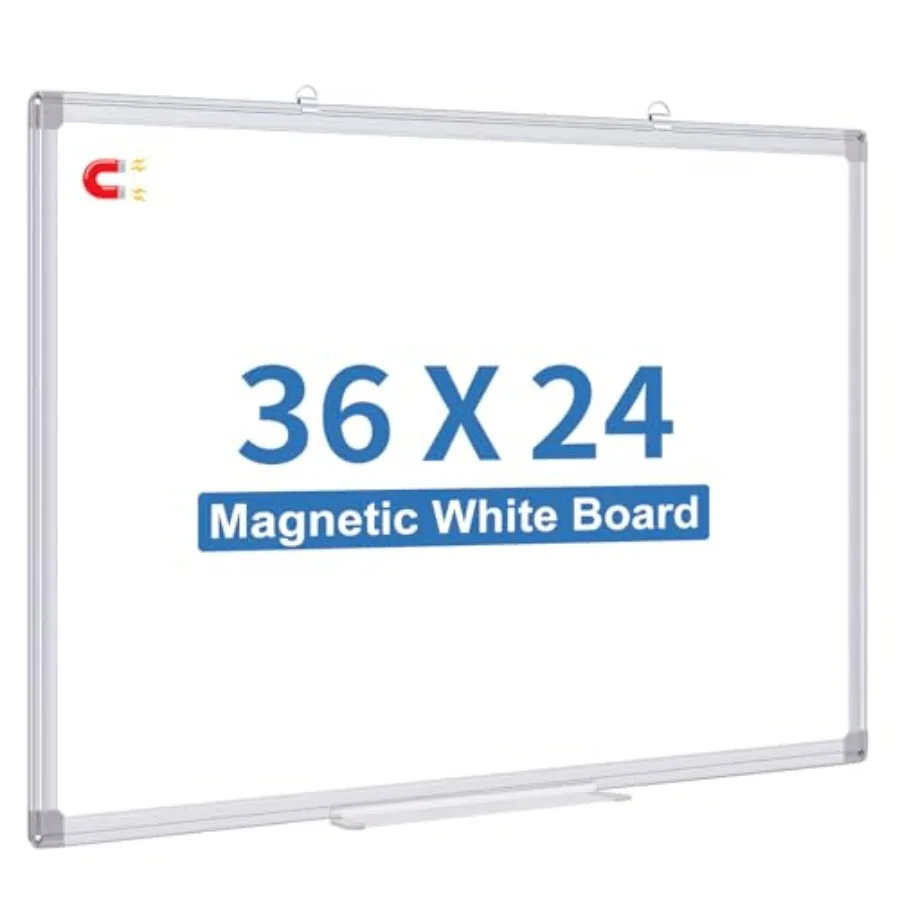 

White Board Dry Erase Magnetic Dry Erase Board Whiteboard for Wall Aluminum Frame Hanging Whiteboard Marker Board Writing Board
