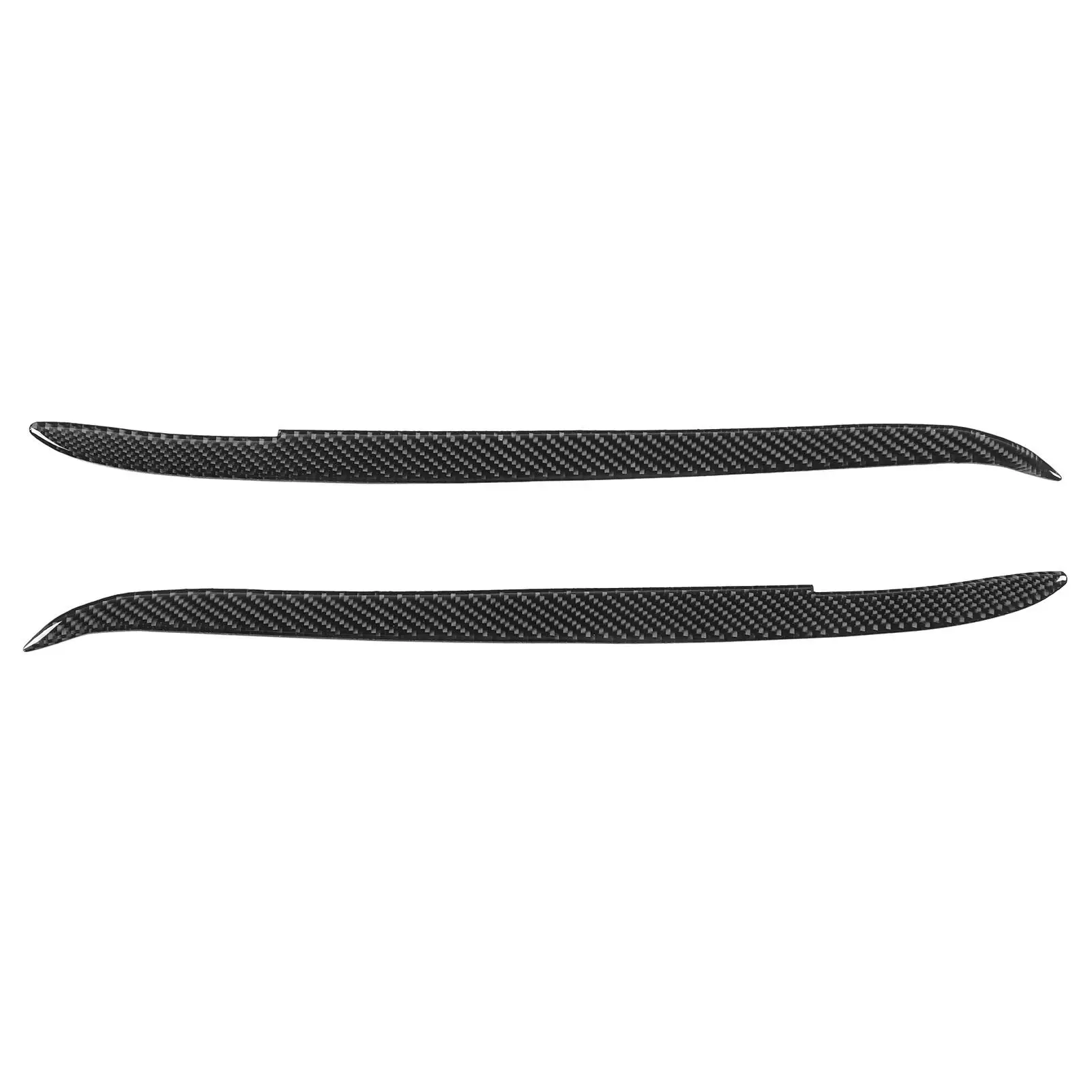 

Pair of Carbon Fiber Headlight Eyebrow Eyelids Trim Exterior Decoration Fit for BMW E39 1997 1998 1999 2000 2001 2002 2003