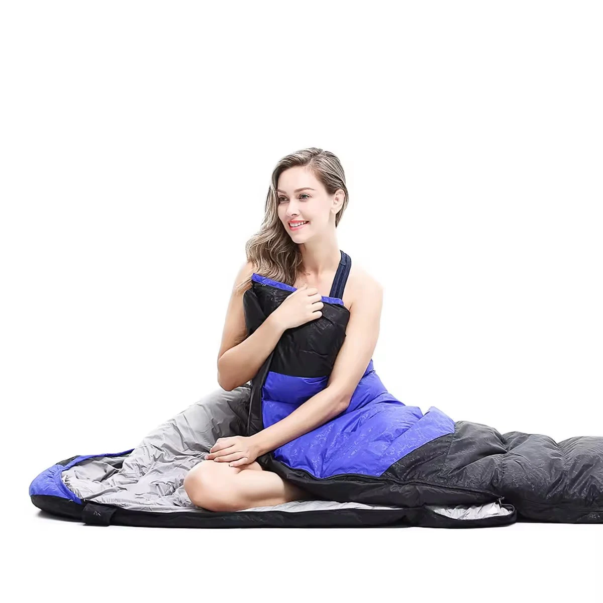 Outdoor Activity Sleeping Bags Warm Keeping High Fluffy Goose Down Fillednaturalwaterproof 600 Fill