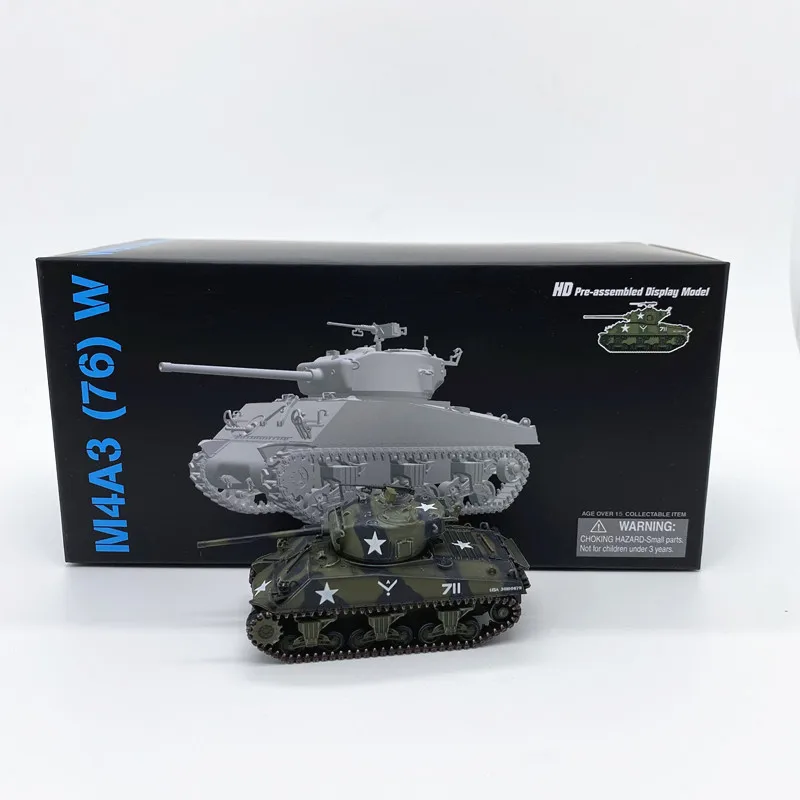 DRAGON ARMOR 1/72 M4A3(76)W VVSS Sherman Germany 1945 Model Tank 63142 Soldier Vehicle Collection In Stock