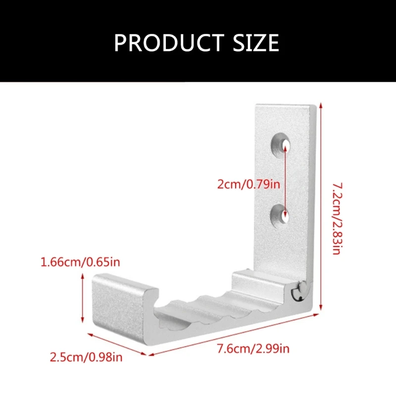 6 Chiếc Gấp Móc Tường Quần Áo Phối Mũ Túi Móc Khăn Hợp Kim Nhôm Móc Cho Nhà Bếp Phòng Tắm Chống Rỉ